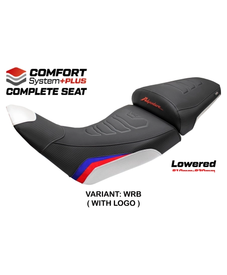 Selle complète compatible - Honda Africa Twin 1100 2020-2026 - mod Asmara Comfort System Plus - Abaissée