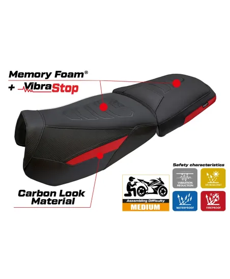 Funda de asiento compatible - BMW R 1300 GS ADVENTURE Trophy 2024-2026 - mod Bear Comfort System Plus