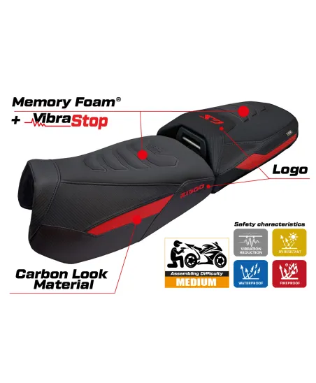 Seat cover compatible - BMW R 1300 GS ADVENTURE 2024-2026 - mod Haisyn Comfort System Plus