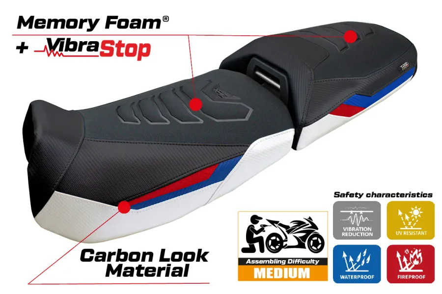 Sitzbezug kompatibel - BMW R 1300 GS ADVENTURE 2024-2026 - mod Ulma Comfort System Plus