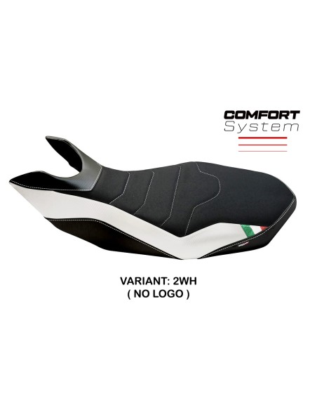 Housse de selle compatible Ducati Hypermotard 796/1100/1100 EVO (07-12) modèle Medea 2 comfort system