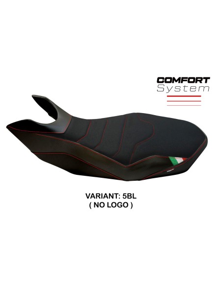 Funda de asiento compatible con Ducati Hypermotard 796/1100/1100 EVO (07-12) modelo Medea 2 comfort system