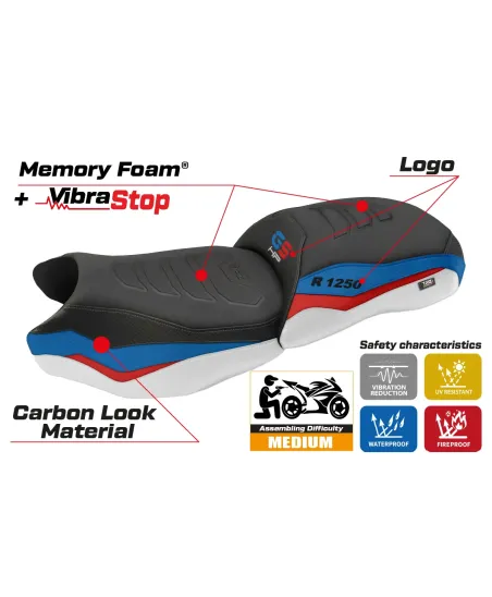 Sitzbezug kompatibel - BMW R 1250 GS 2019-2023 - mod Cappio Comfort System Plus