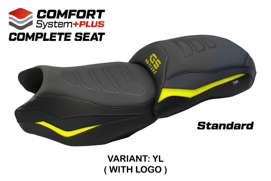 Komplette Sitzbank kompatibel - BMW R 1250 GS 2019-2023 - mod Paphos Complete Comfort System Plus - Standard