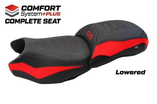 Komplette Sitzbank kompatibel - BMW R 1250 GS 2019-2023 - mod Paphos Complete Comfort System Plus - Gesenkt