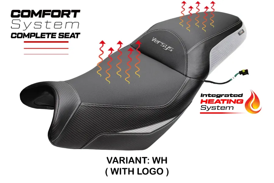 Sella completa compatibile - Kawasaki Versys 650 2007-2026 - mod Gojo Complete Heating Comfort Seat