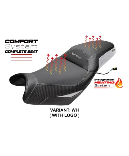 Komplette Sitzbank kompatibel - Kawasaki Versys 650 2007-2026 - mod Gojo Complete Heating Comfort Seat