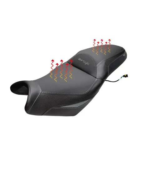 Complete seat compatible - Kawasaki Versys 650 2007-2026 - mod Gojo Complete Heating Comfort Seat