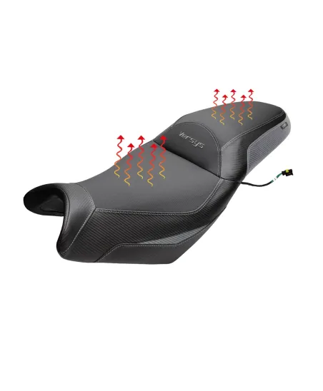 Complete seat compatible - Kawasaki Versys 650 2007-2026 - mod Gojo Complete Heating Comfort Seat