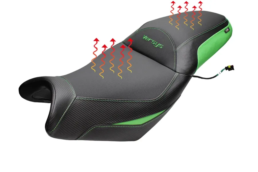Selle complète compatible - Kawasaki Versys 650 2007-2026 - mod Gojo Complete Heating Comfort Seat