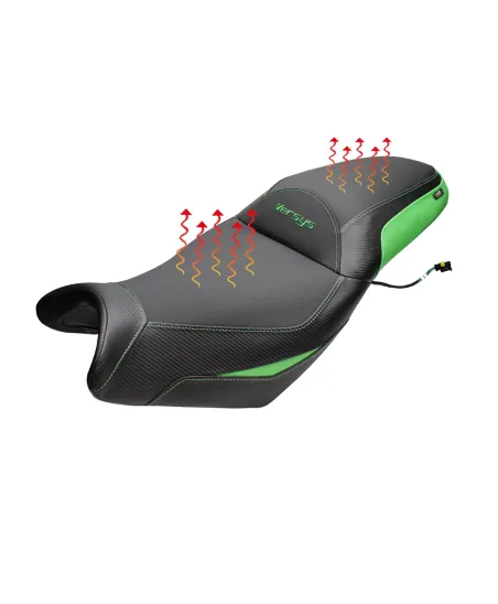 Asiento completo compatible - Kawasaki Versys 650 2007-2026 - mod Gojo Complete Heating Comfort Seat