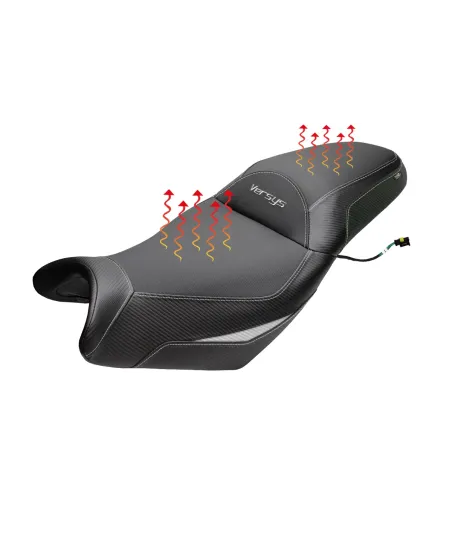 Komplette Sitzbank kompatibel - Kawasaki Versys 650 2007-2026 - mod Gojo Complete Heating Comfort Seat
