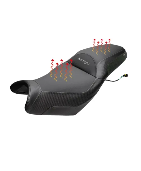 Complete seat compatible - Kawasaki Versys 650 2007-2026 - mod Gojo Complete Heating Comfort Seat