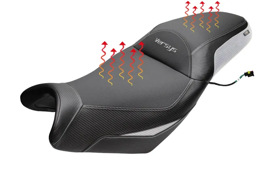 Sella completa compatibile - Kawasaki Versys 650 2007-2026 - mod Gojo Complete Heating Comfort Seat