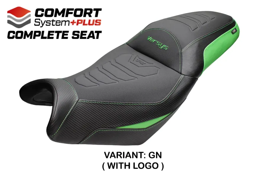 Komplette Sitzbank kompatibel - Kawasaki Versys 650 2007-2026 - mod Gojo Complete Comfort System Plus