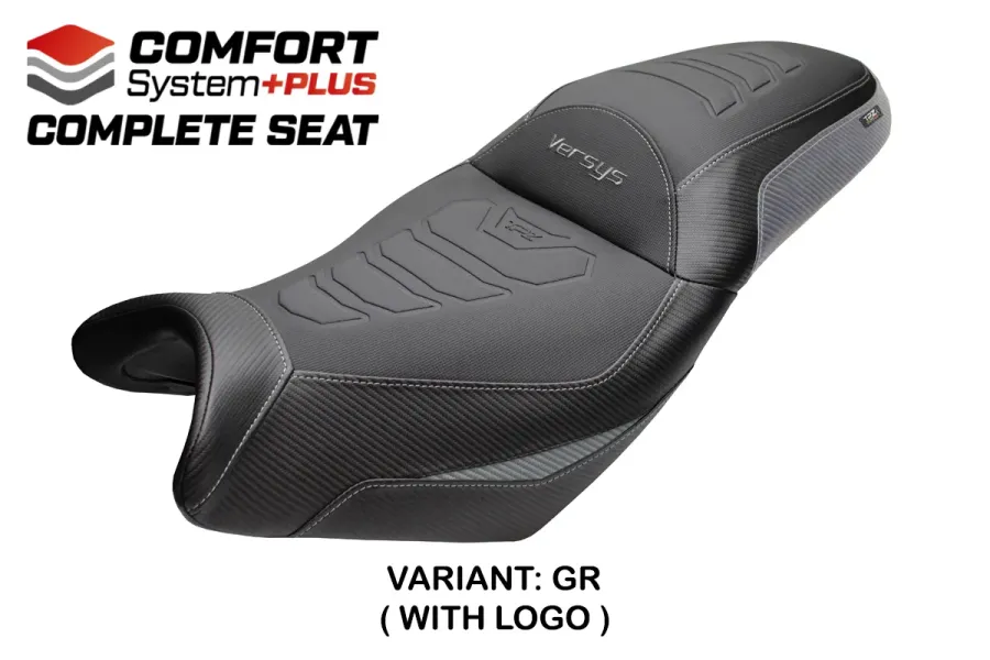Komplette Sitzbank kompatibel - Kawasaki Versys 650 2007-2026 - mod Gojo Complete Comfort System Plus