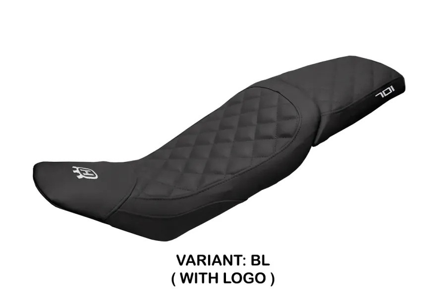 Housse de selle compatible - Husqvarna Vitpillen 701 2018-2020 - mod Nacka Vintage