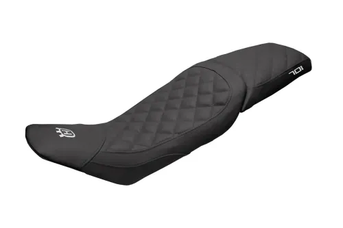 Funda de asiento compatible - Husqvarna Vitpillen 701 2018-2020 - mod Nacka Vintage