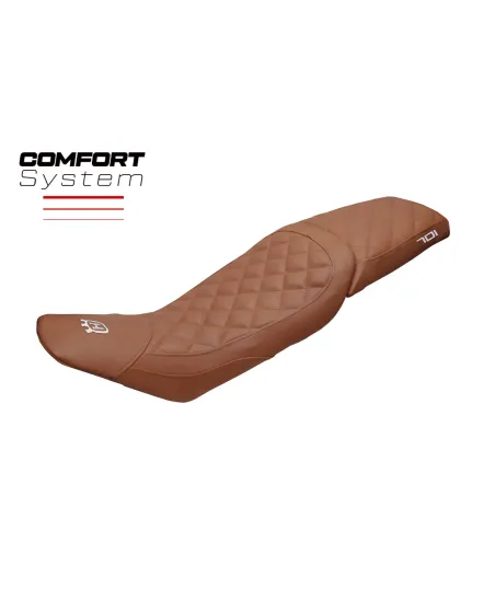 Seat cover compatible - Husqvarna Vitpillen 701 2018-2020 - mod Nacka Vintage Comfort System