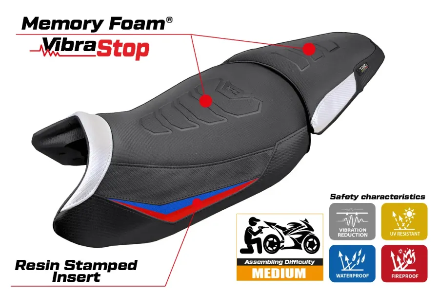 Housse de selle compatible - BMW R 1300 GS 2023-2026 - mod Koln Comfort System Plus