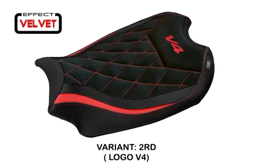Rivestimento sella compatibile - Ducati Panigale V4 2018 - 2024 - mod Harbin Velvet 2