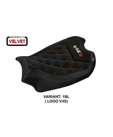 Seat cover compatible - Ducati Panigale V4 2018 - 2024 - mod Harbin Velvet