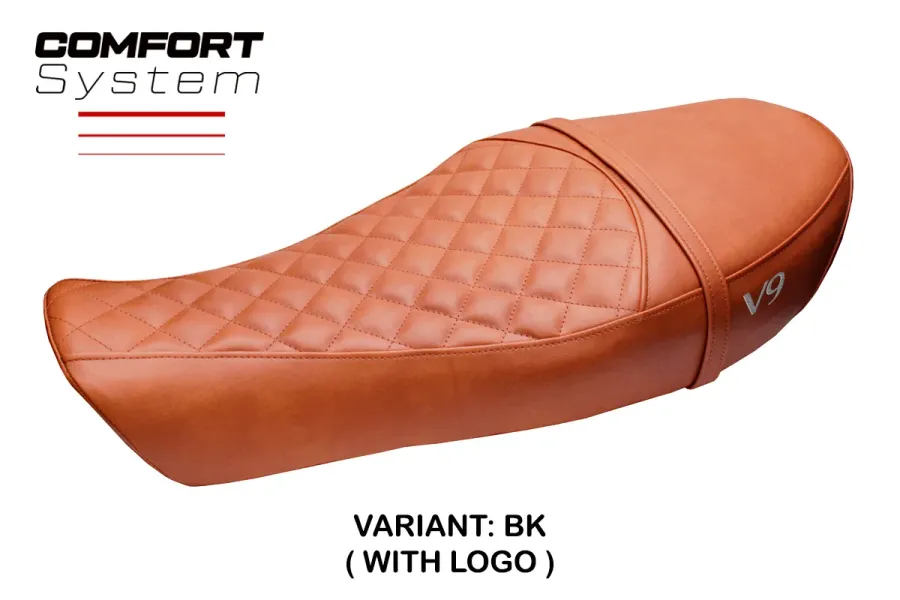 Seat cover compatible - Moto Guzzi V9 Roamer 2016-2024 - mod Aversa Comfort System