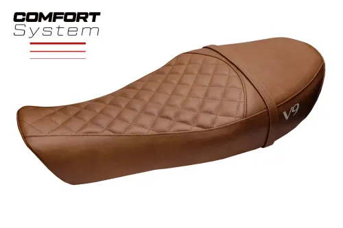 Rivestimento sella compatibile - Moto Guzzi V9 Roamer 2016-2024 - mod Aversa Comfort System