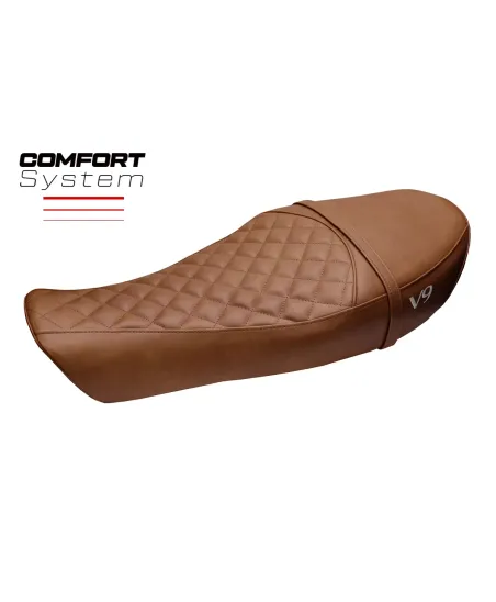Seat cover compatible - Moto Guzzi V9 Roamer 2016-2024 - mod Aversa Comfort System