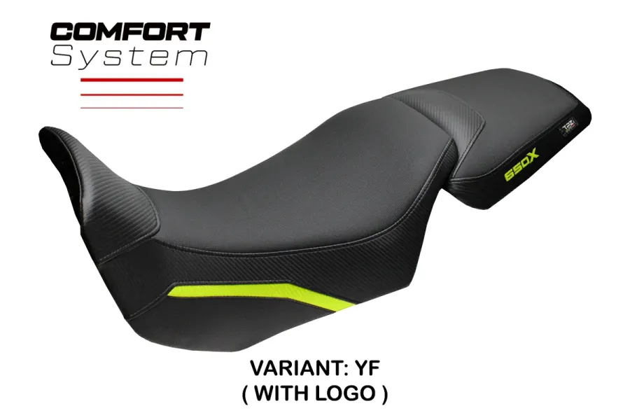 Funda de asiento compatible - QJ Motor SVT 650 X 2024-2026 - mod Xintai Comfort System