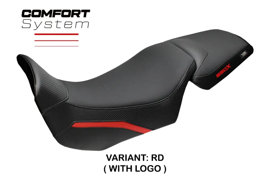 Funda de asiento compatible - QJ Motor SVT 650 X 2024-2026 - mod Xintai Comfort System