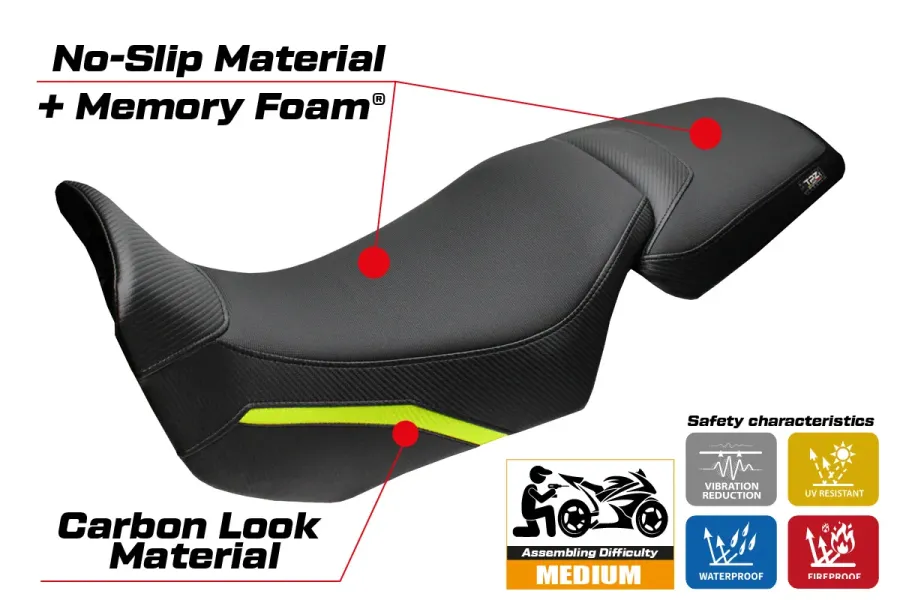Rivestimento sella compatibile - QJ Motor SVT 650 X 2024-2026 - mod Xintai Comfort System