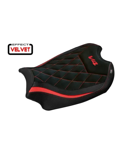 Seat cover compatible - Ducati Panigale V4 2018 - 2024 - mod Harbin Velvet