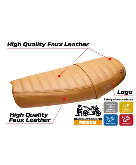 Funda de asiento compatible - Moto Guzzi V9 Bobber 2016-2018 - mod Acerra