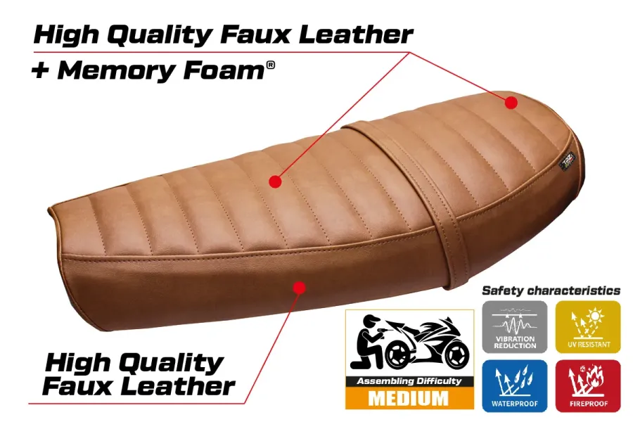 Housse de selle compatible - Moto Guzzi V9 Bobber 2016-2018 - mod Acerra Comfort System