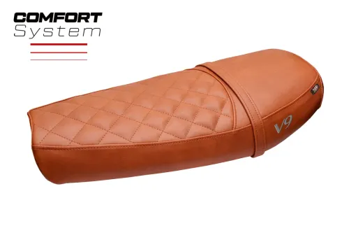 Funda de asiento compatible - Moto Guzzi V9 Bobber 2016-2018 - mod Scampia Comfort System