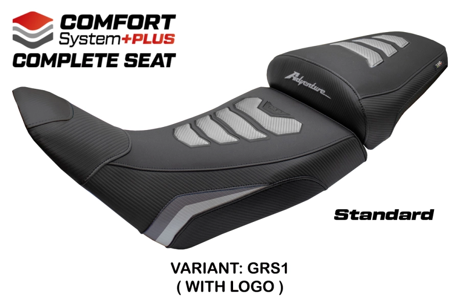 Komplette Sitzbank kompatibel - Honda Africa Twin 1100 2020-2026 - mod Asmara Comfort System Plus - Standard