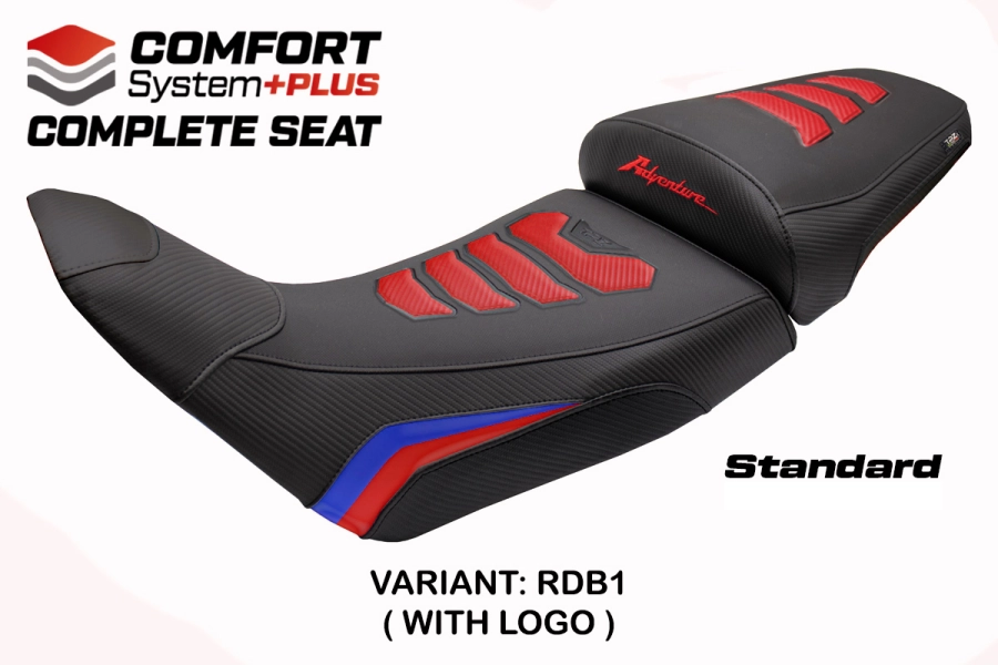 Komplette Sitzbank kompatibel - Honda Africa Twin 1100 2020-2026 - mod Asmara Comfort System Plus - Standard
