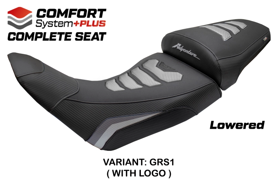 Komplette Sitzbank kompatibel - Honda Africa Twin 1100 2020-2026 - mod Asmara Comfort System Plus - Gesenkt