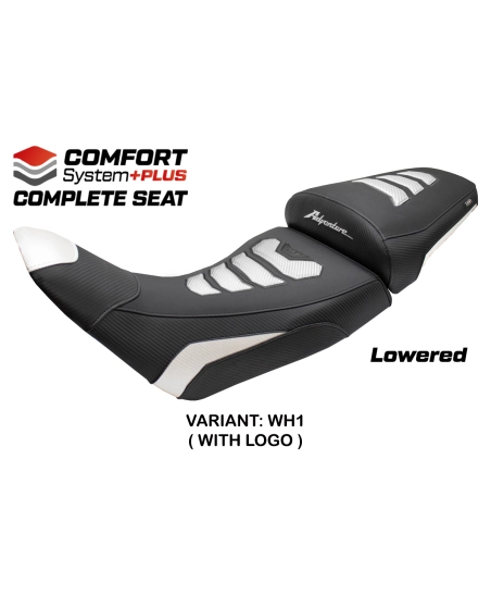 Komplette Sitzbank kompatibel - Honda Africa Twin 1100 2020-2026 - mod Asmara Comfort System Plus - Gesenkt