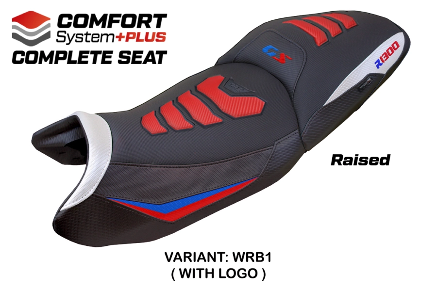 Asiento completo compatible - BMW R 1300 GS 2023-2026 - mod Dorfen Complete Comfort System Plus - Elevado
