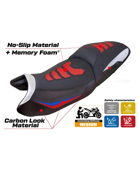 Sitzbezug kompatibel - BMW R 1300 GS Touring 2023-2026 - mod Ahus Comfort System Plus