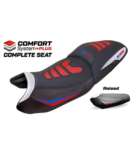 Complete seat compatible - BMW R 1300 GS 2023-2026 - mod Dorfen Complete Comfort System Plus  - Raised