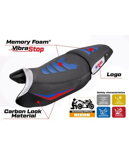 Seat cover compatible - BMW R 1300 GS 2023-2026 - mod Koln Comfort System Plus