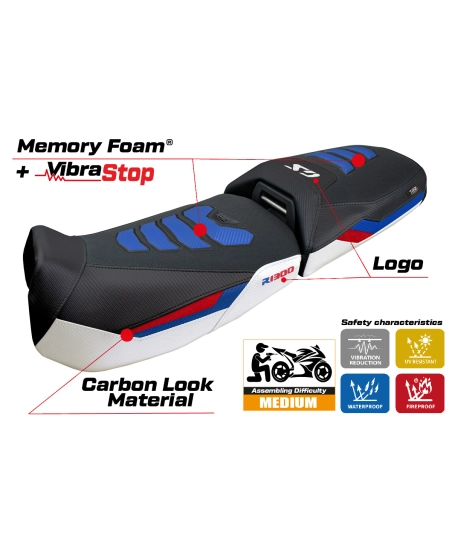 Seat cover compatible - BMW R 1300 GS ADVENTURE 2024-2026 - mod Ulma Comfort System Plus