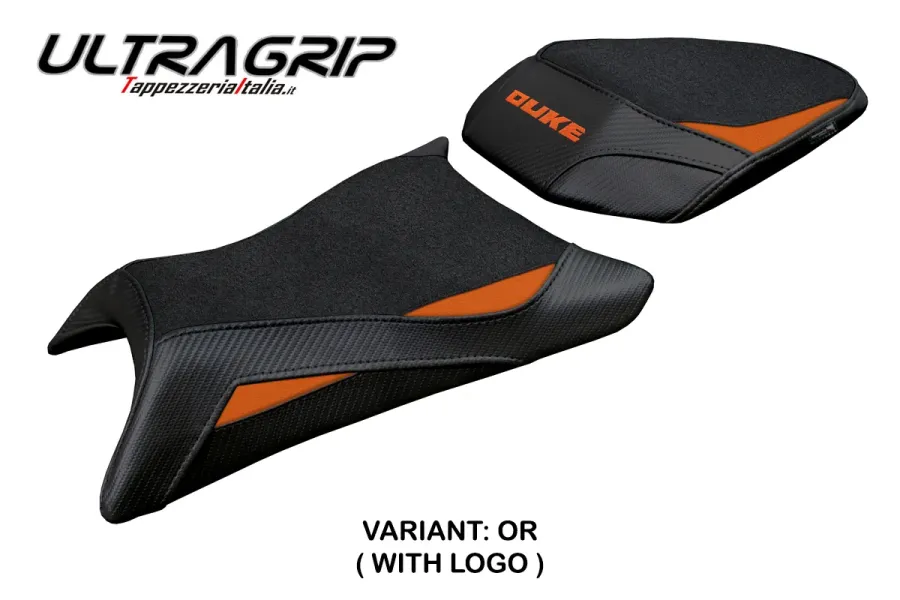 Housse de selle compatible - KTM 125 Duke 2024-2026 - mod Mola Ultragrip