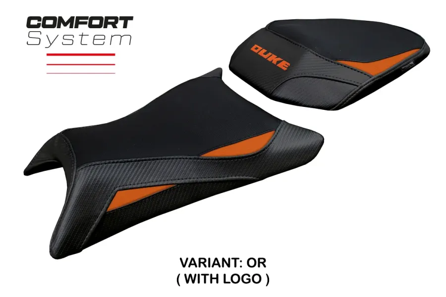 Housse de selle compatible - KTM 125 Duke 2024-2026 - mod Mola Comfort System