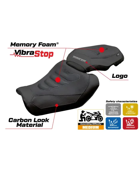 Seat cover compatible - Yamaha Tracer 9 / 9 GT 2025-2026 - mod Ness Comfort System Plus