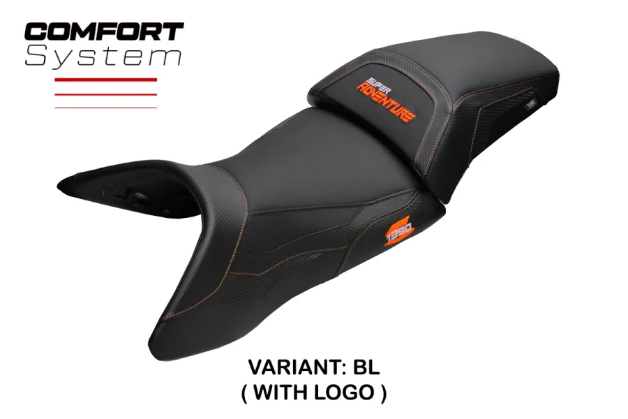 Funda de asiento compatible - KTM 1390 Super Adventure S  2025 - mod Enns Comfort System