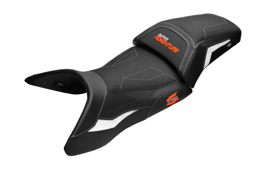 Seat cover compatible - KTM 1290 Super Adventure S 2021-2025 - mod Lumiar Ultragrip